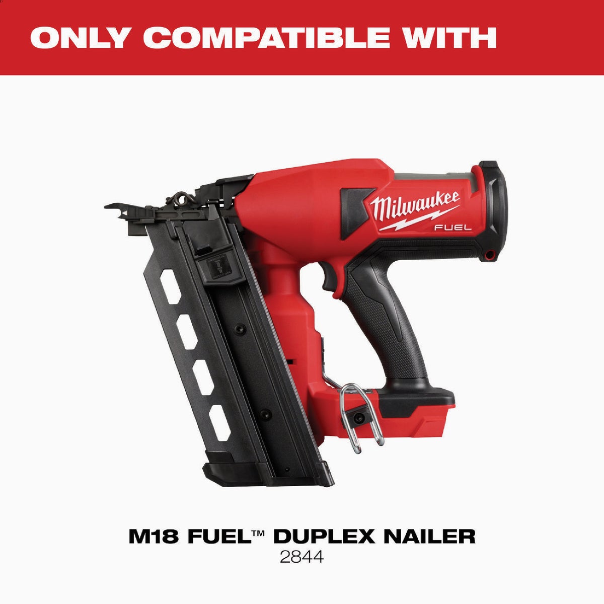 Milwaukee 3 In. x 0.131 In. Collated Duplex Framing Nails (2000 Ct.) Image 2