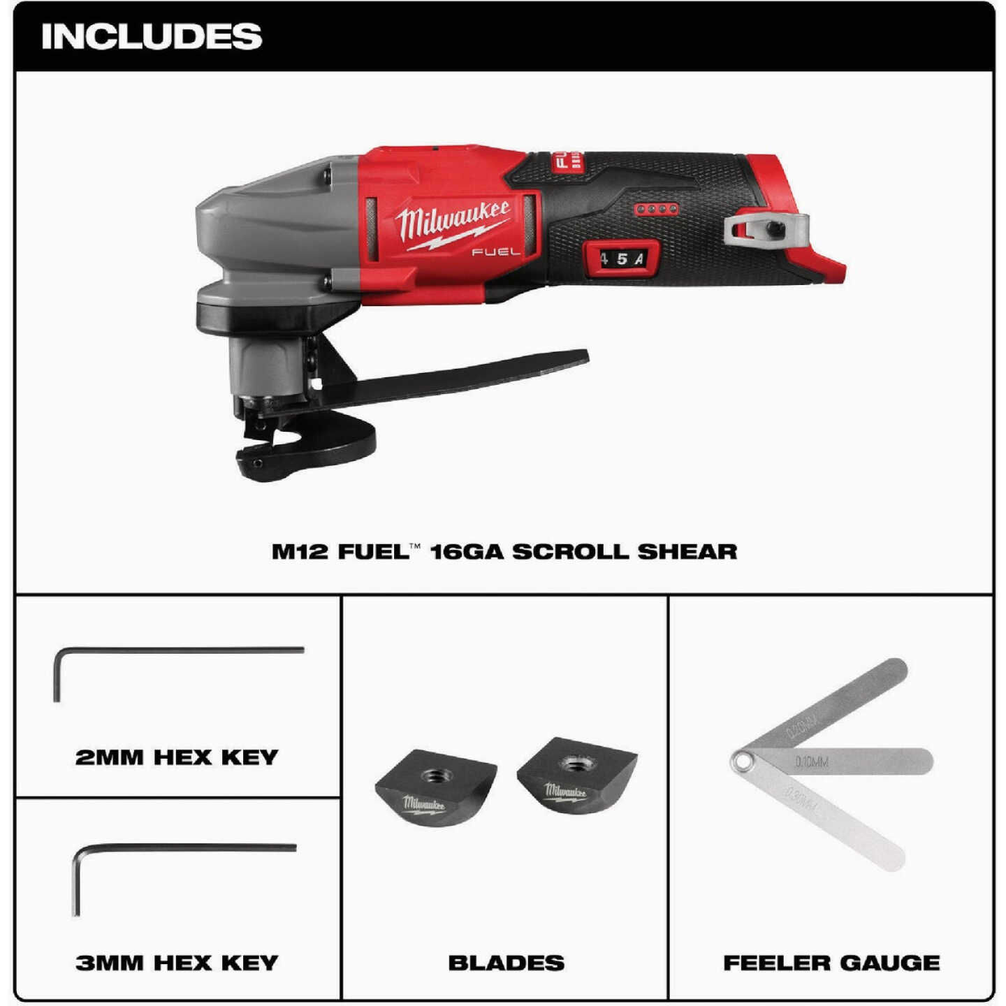 Milwaukee M12 FUEL 16 ga Scroll Shear Image 2
