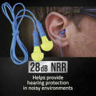 3M Push-Ins Corded Earplugs (5-Pair) Image 4