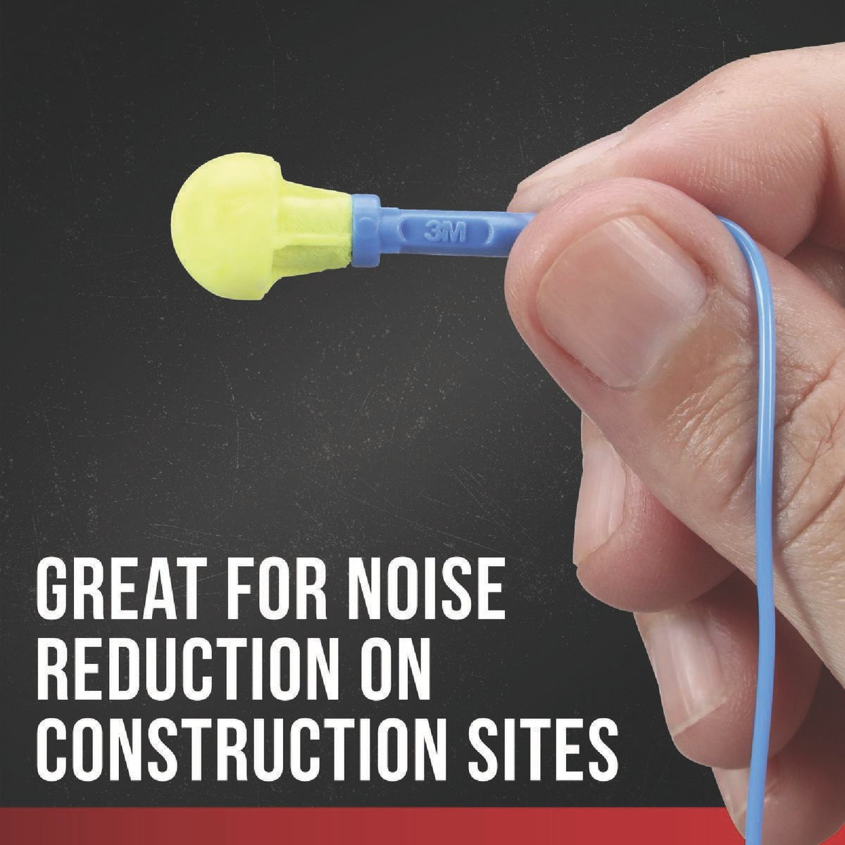 3M Push-Ins Corded Earplugs (5-Pair) Image 5