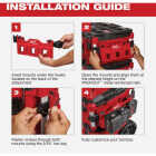 Milwaukee PACKOUT Tool Box M18 Battery Rack Attachment Image 3