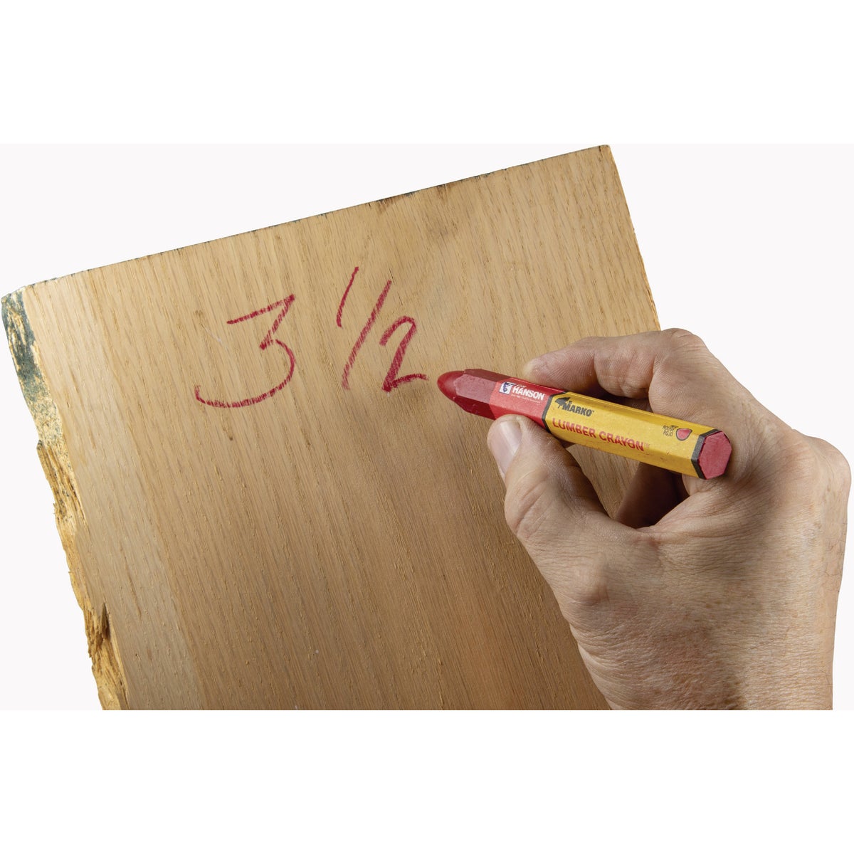 CH Hanson Red Lumber Crayon (12-Pack) Image 2