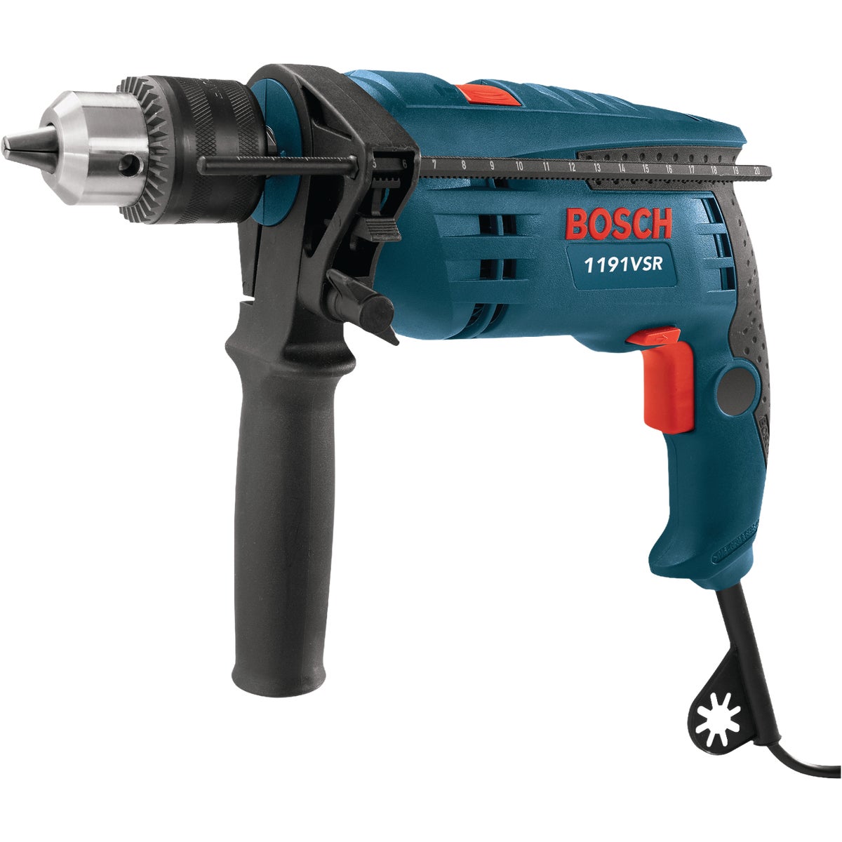 Bosch 1/2 In. 7A VS Electric Hammer Drill Kit with Accessories