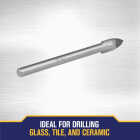 Irwin 3/8 In. x 6-1/4 In. Carbide Glass & Tile Drill Bit Image 3