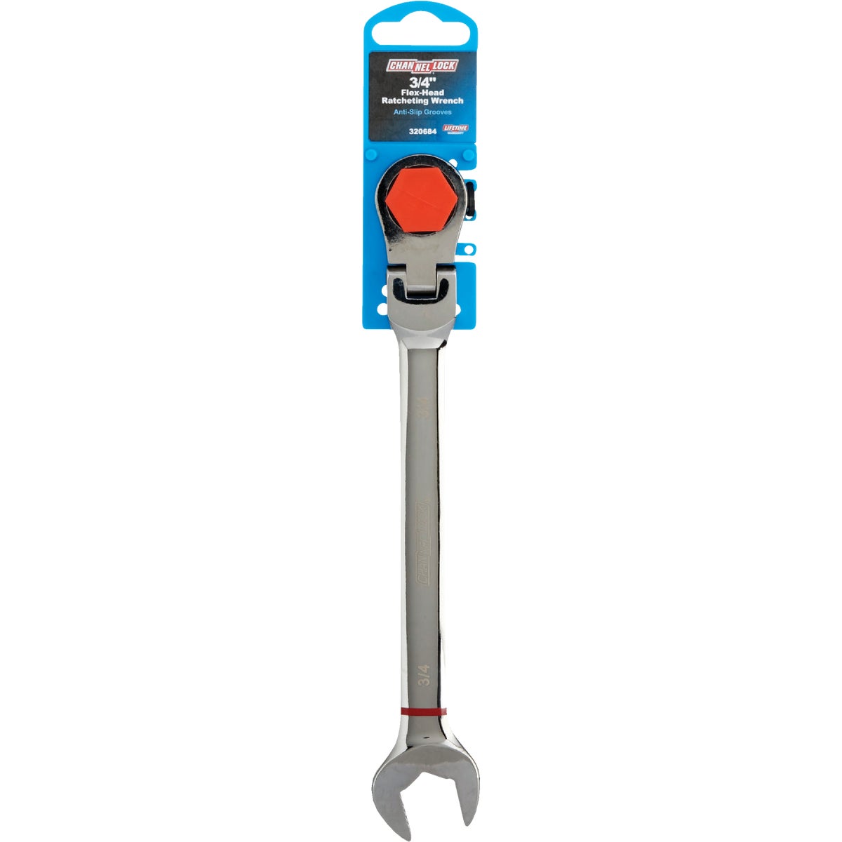 Channellock Standard 3/4 In. 12-Point Ratcheting Flex-Head Wrench Image 2