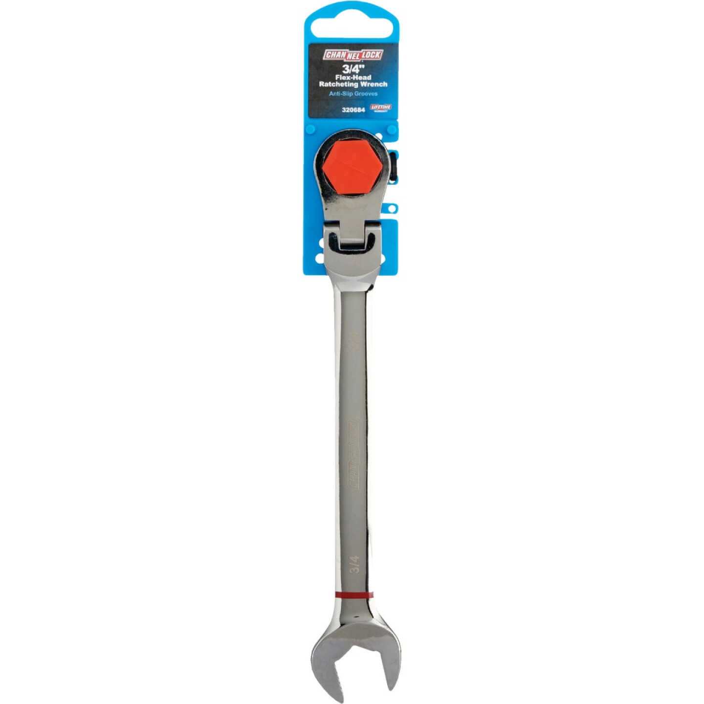 Channellock Standard 3/4 In. 12-Point Ratcheting Flex-Head Wrench Image 2