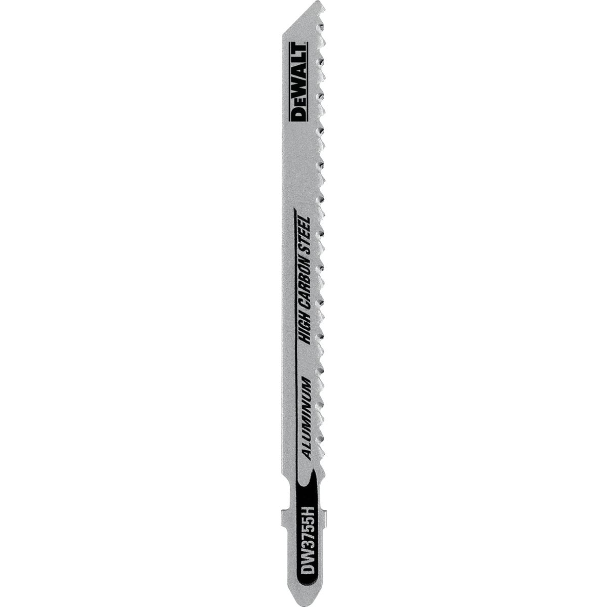 DEWALT 4 In. x 8 TPI T-Shank HCS Jig Saw Blade for Aluminum & Fiberglass