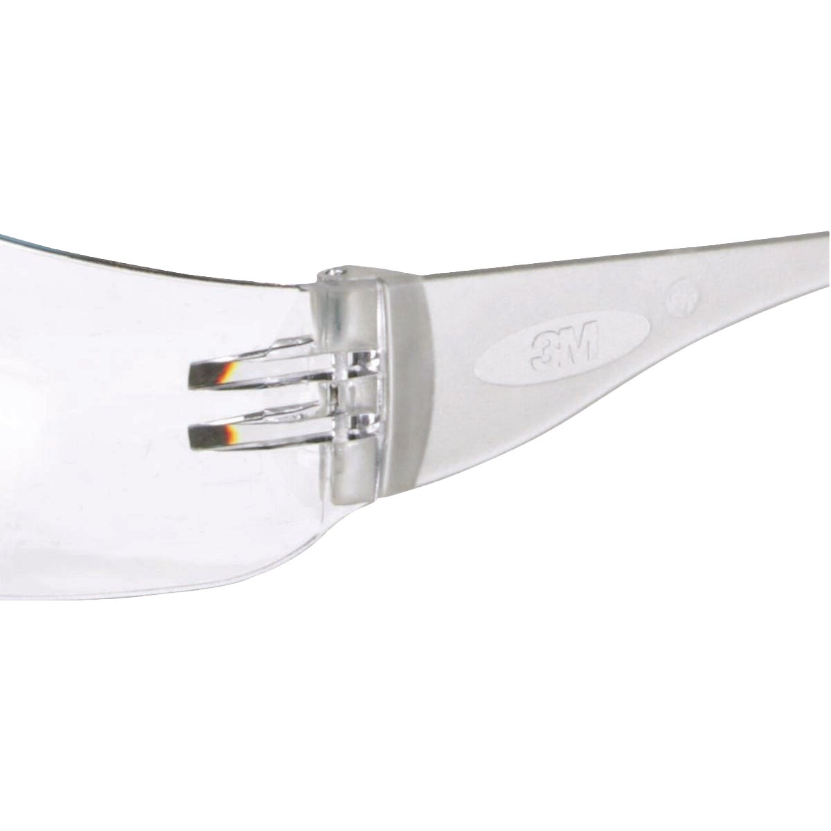 3M Clear Frame Safety Glasses with Anti-Scratch Clear Lenses Image 5
