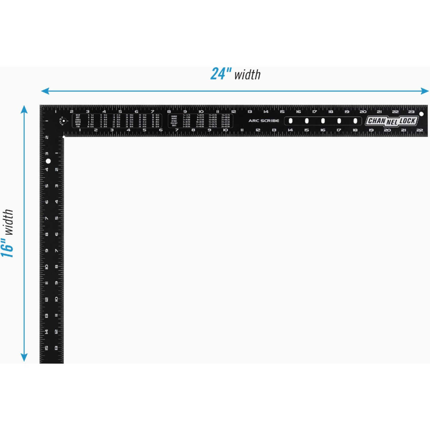 Channellock 16 In. x 24 In. Framing Square Image 2