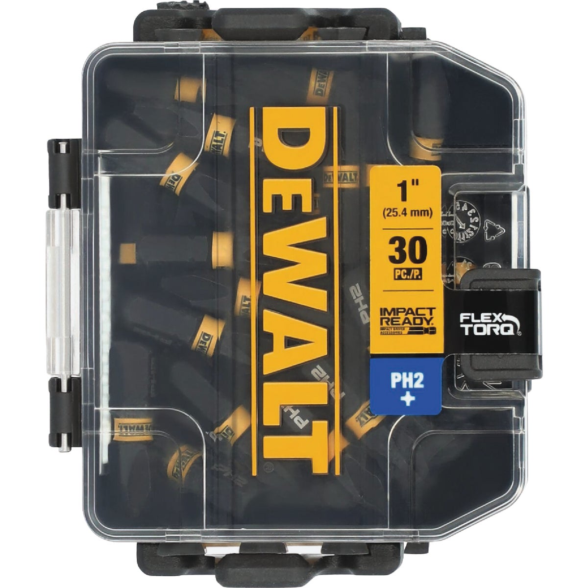 DEWALT FlexTorq 1 In. #2 Phillips Impact Screwdriver Bit (30-Pack) Image 4