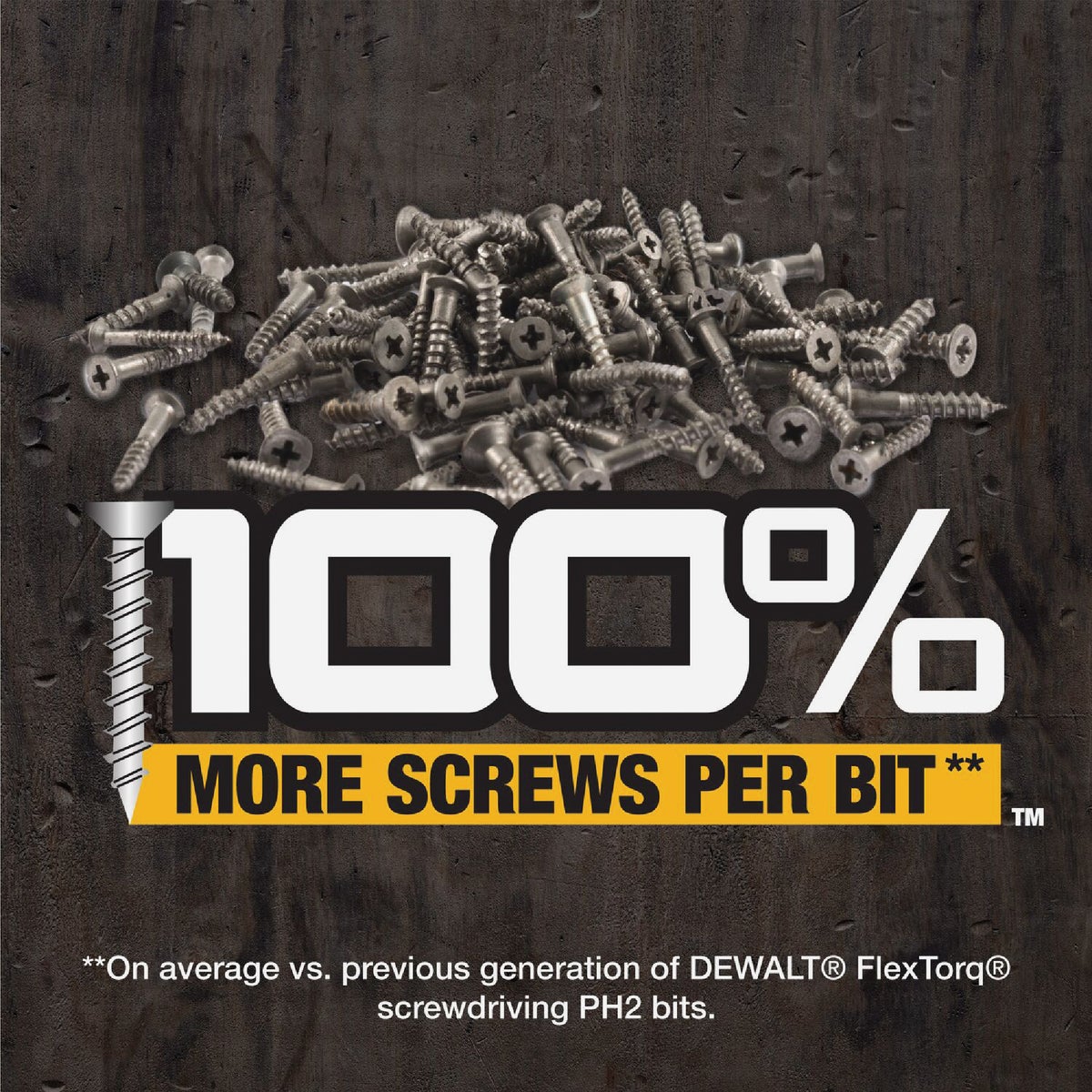 DEWALT FlexTorq 1 In. #2 Phillips Impact Screwdriver Bit (30-Pack) Image 3