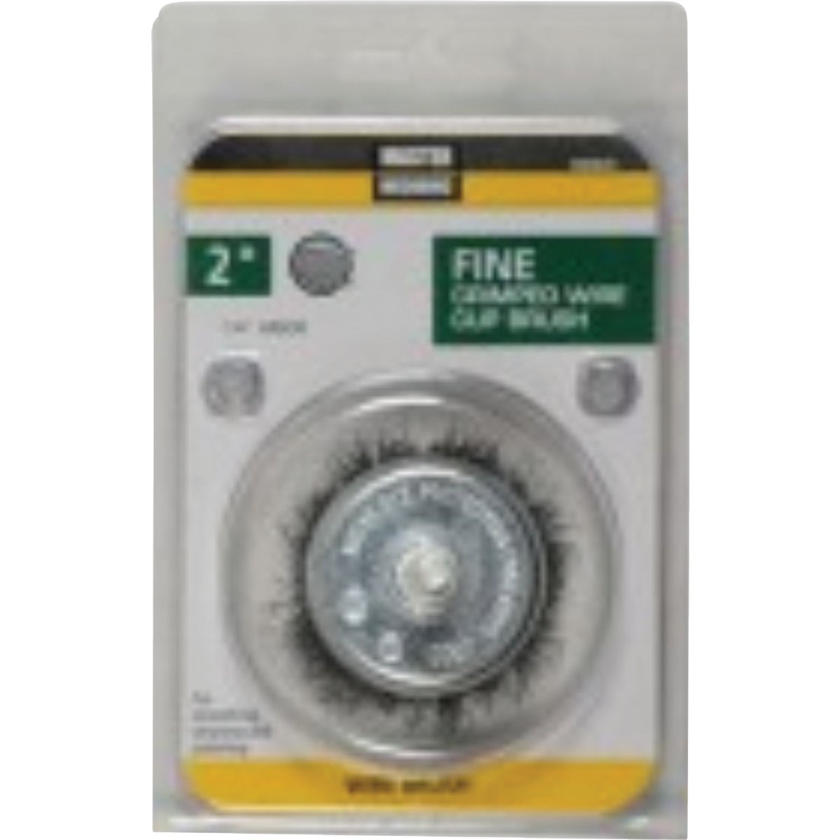 Master Mechanic 2 In. Fine Crimped Wire Cup Brush