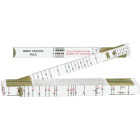 Crescent Lufkin Red End 6 Ft. x 5/8 In. Brick Mason Wood Rule, White Image 1
