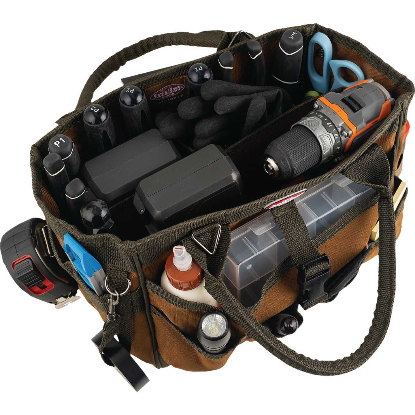 Bucket Boss 16 In. Gatemouth Hopalong Tool Tote Image 4