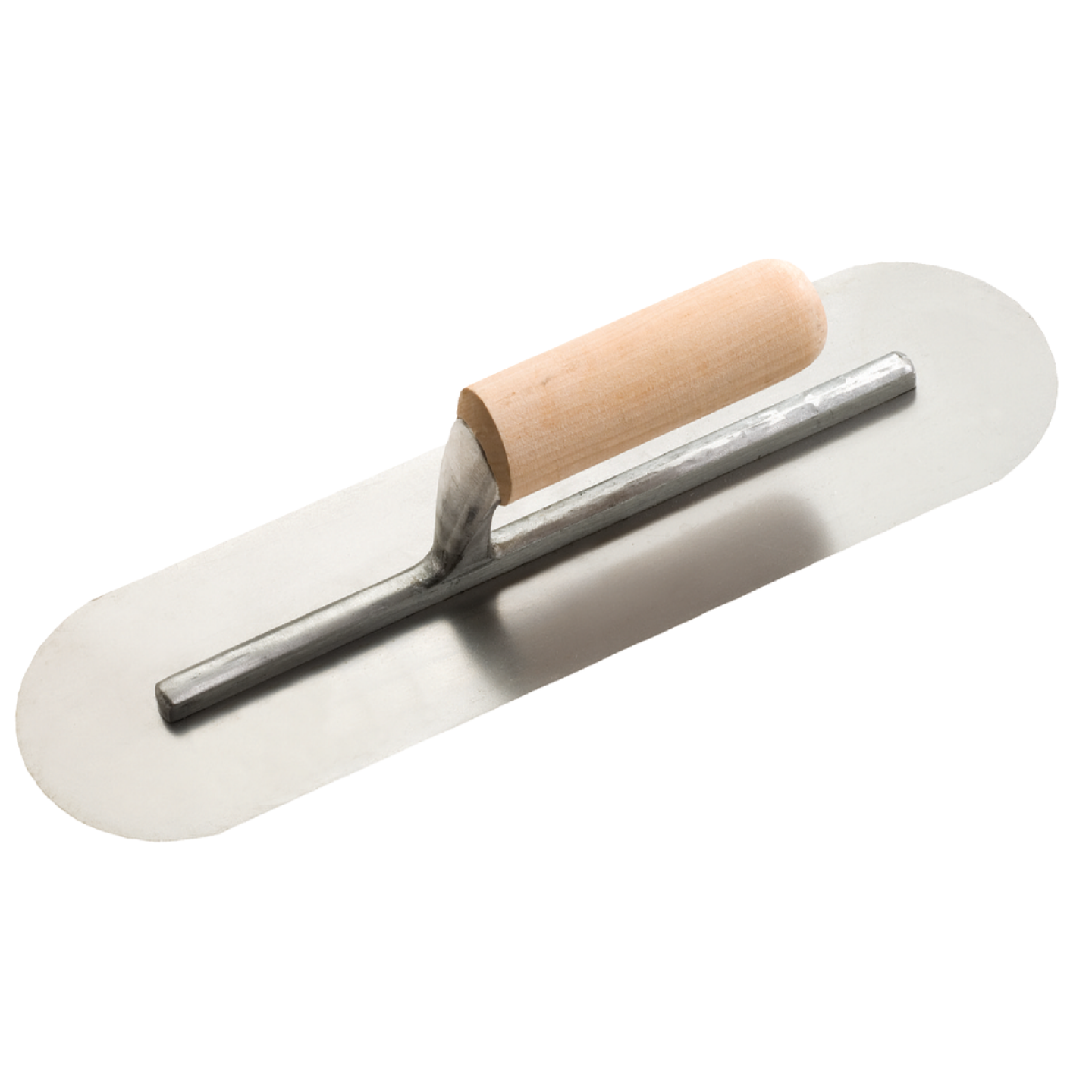 Do it 4 In. x 14 In. Pool Trowel with Rounded Corners and Wood Handle Image 1