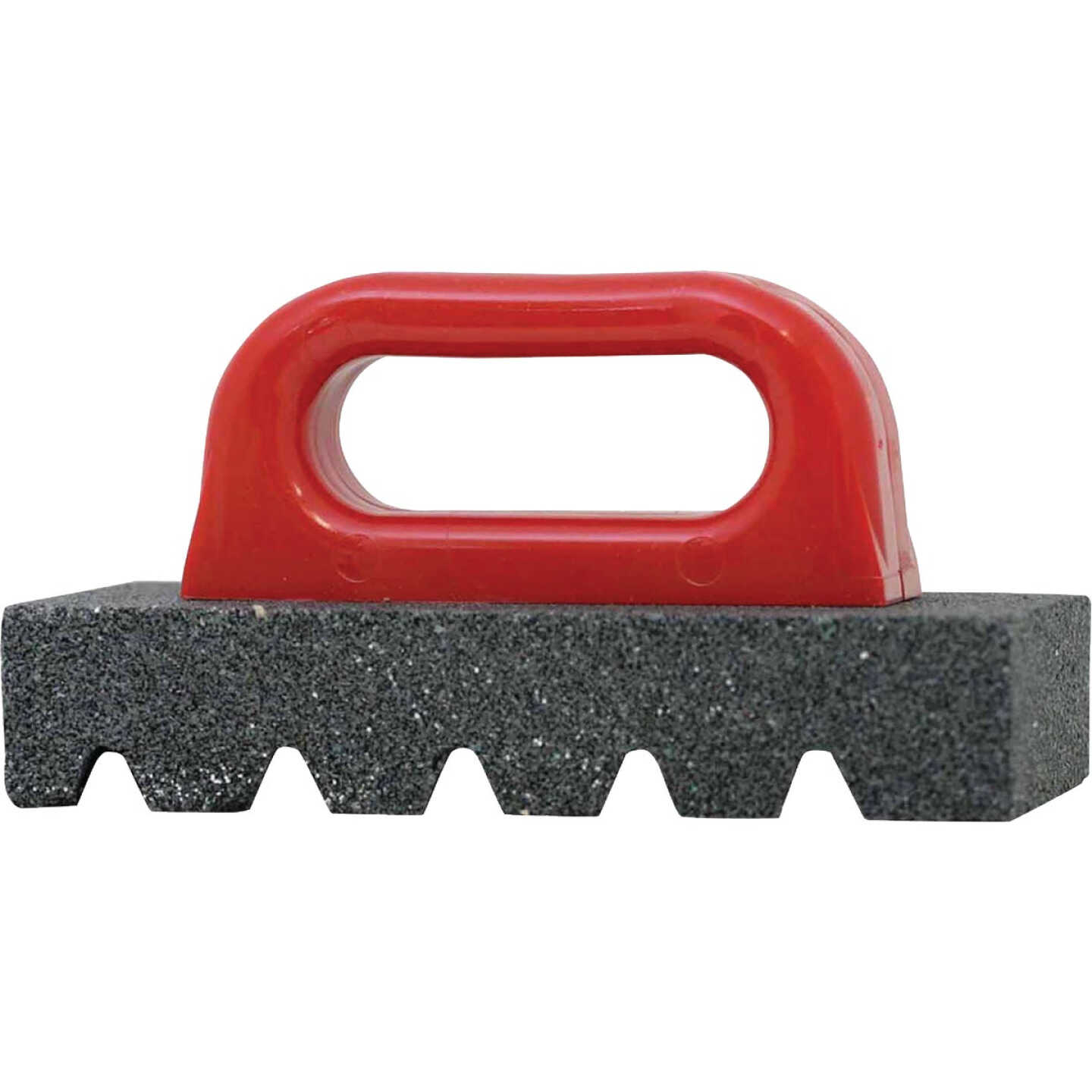 Do it Best 8 In. Fluted Rubbing Brick with Handle Image 1