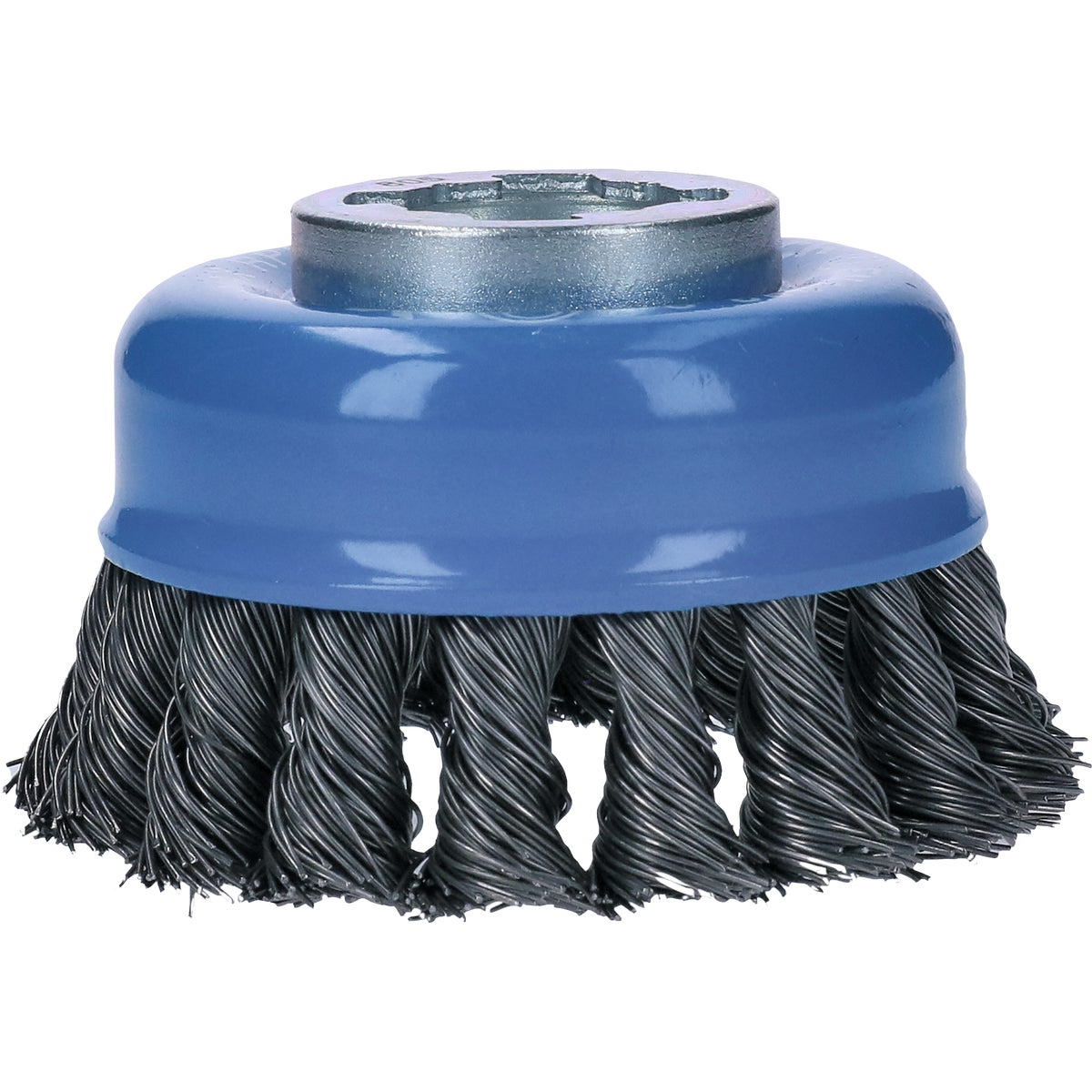 Bosch X-Lock 3 In. Carbon Steel Single Row Knotted Wire Cup Brush Image 4