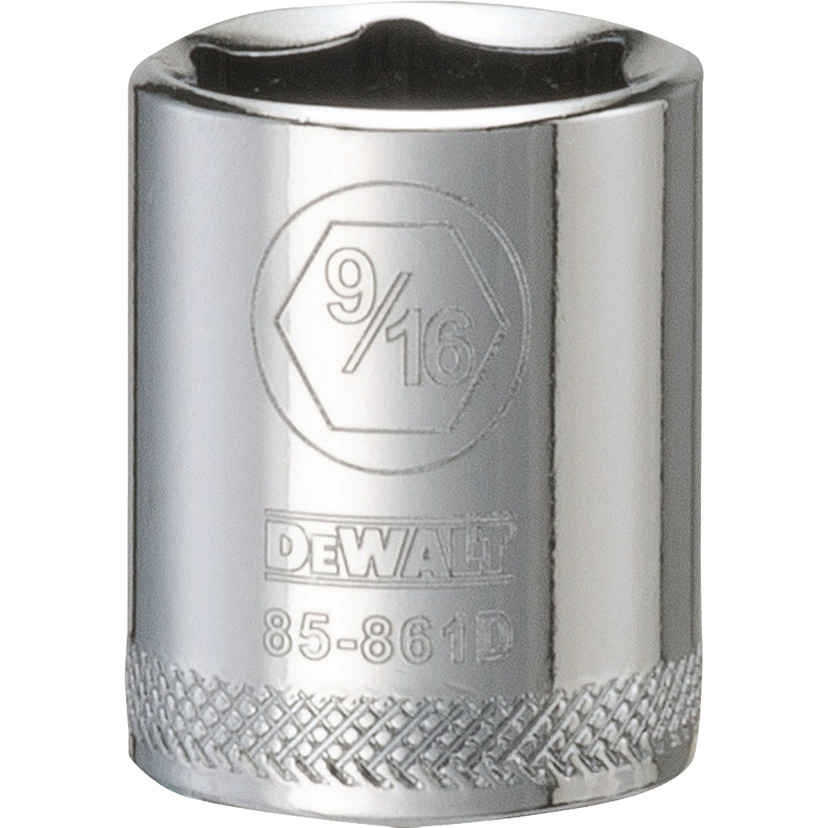 DEWALT 1/4 In. Drive 9/16 In. 6-Point Shallow Standard Socket