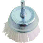 Dico Nyalox 2-1/2 In. White Nylon Non-Abrasive Drill-Mounted Brush Image 1
