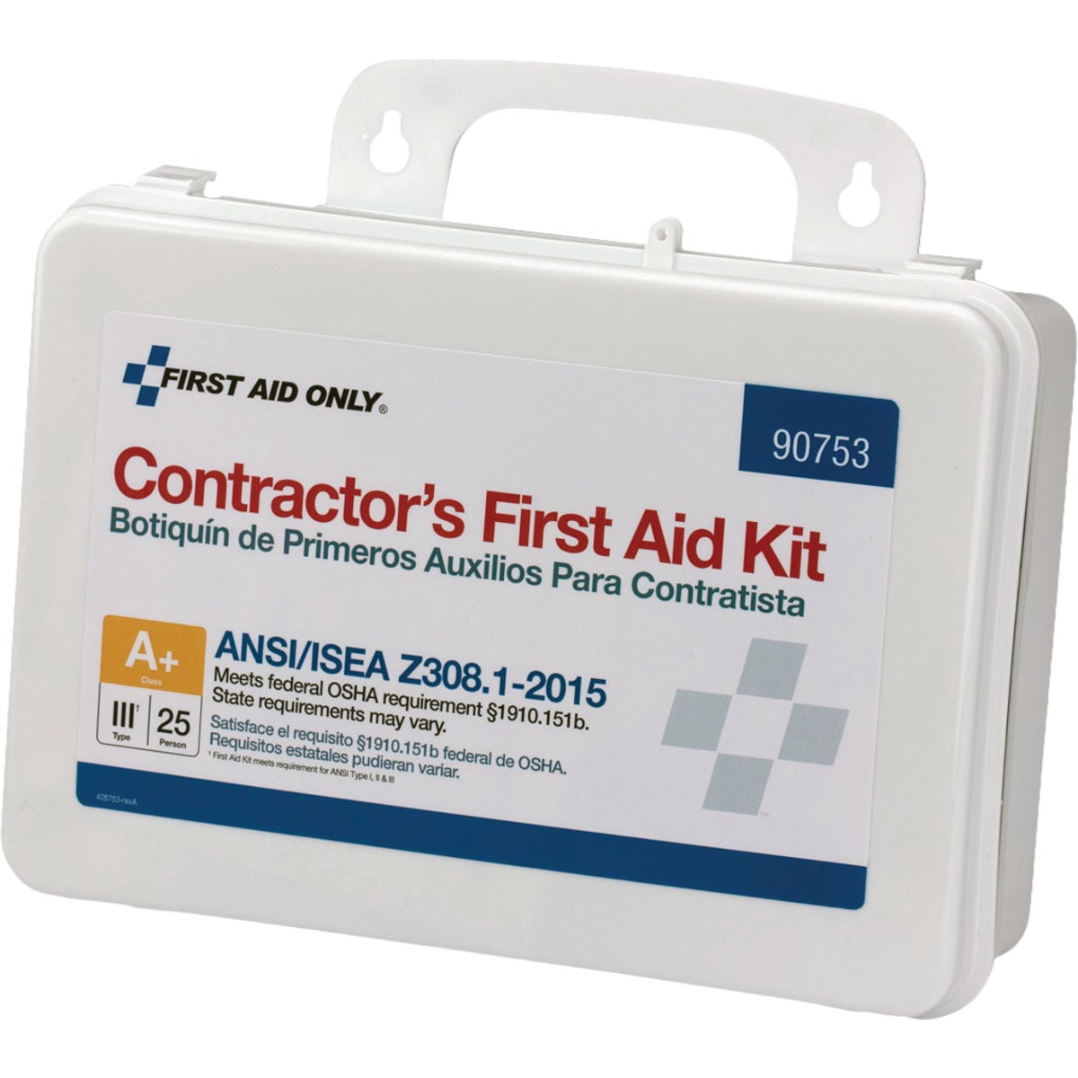 First Aid Only 25-Person Contractor First Aid Kit with Plastic Case (126-Piece) Image 2