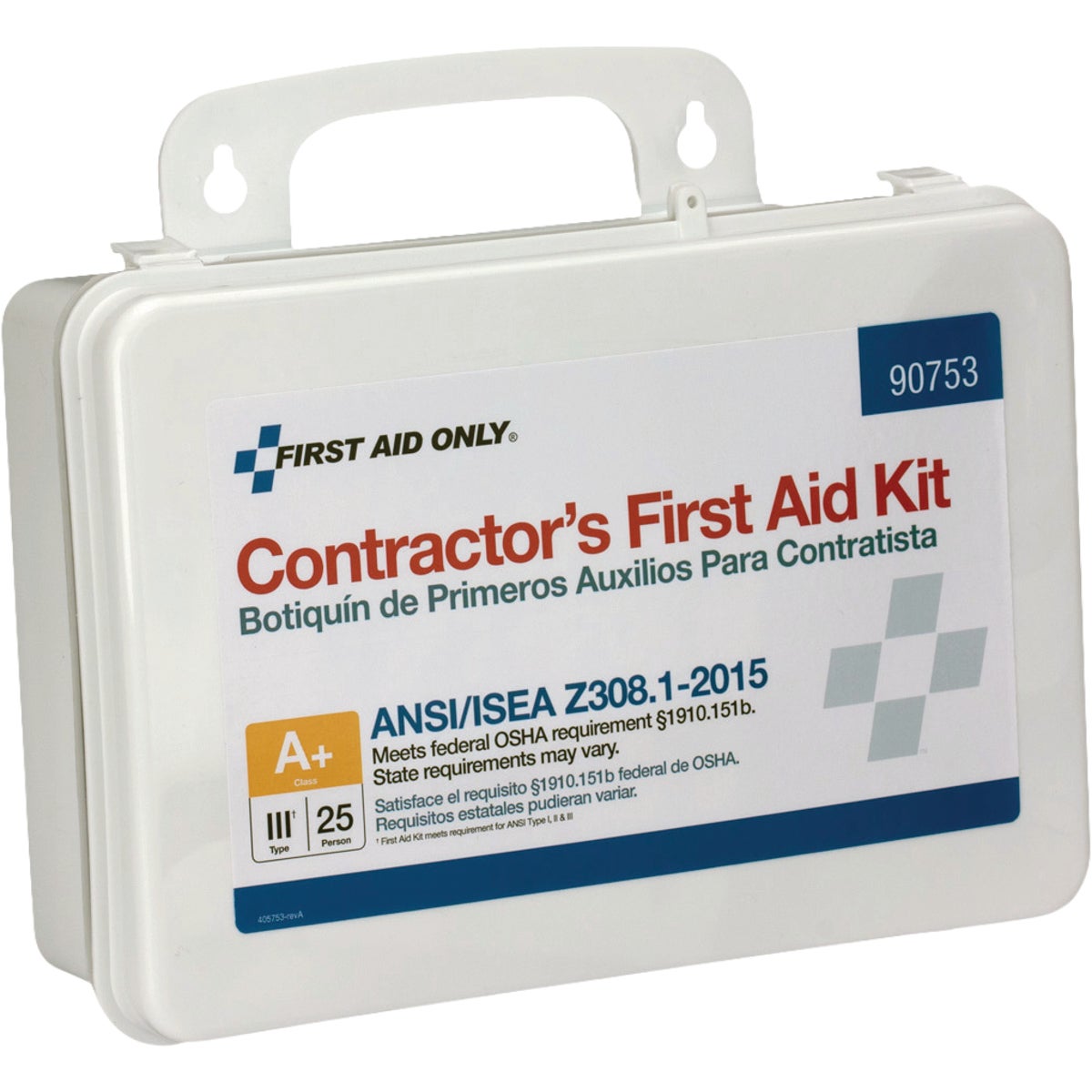 First Aid Only 25-Person Contractor First Aid Kit with Plastic Case (126-Piece) Image 3