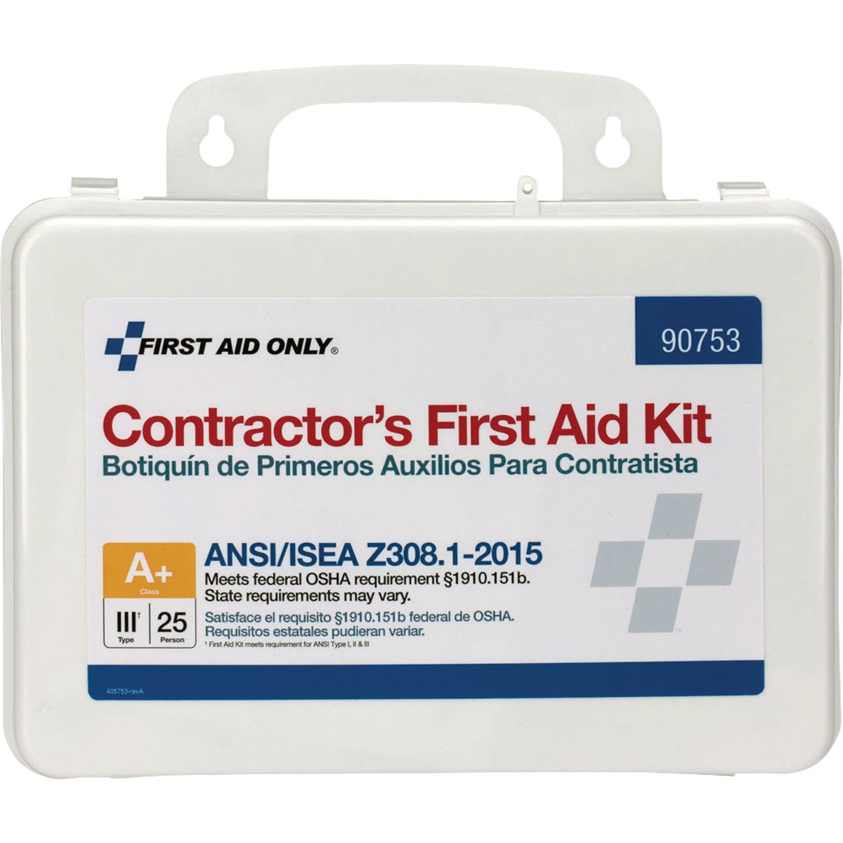 First Aid Only 25-Person Contractor First Aid Kit with Plastic Case (126-Piece)