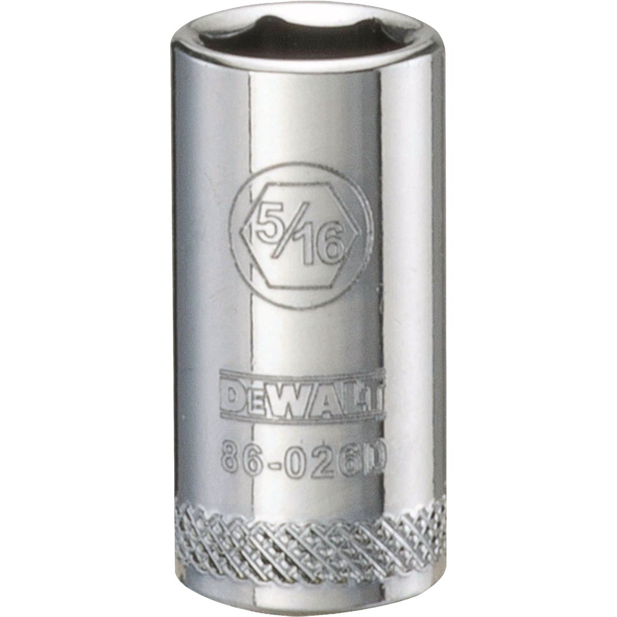 DEWALT 1/4 In. Drive 5/16 In. 6-Point Shallow Standard Socket