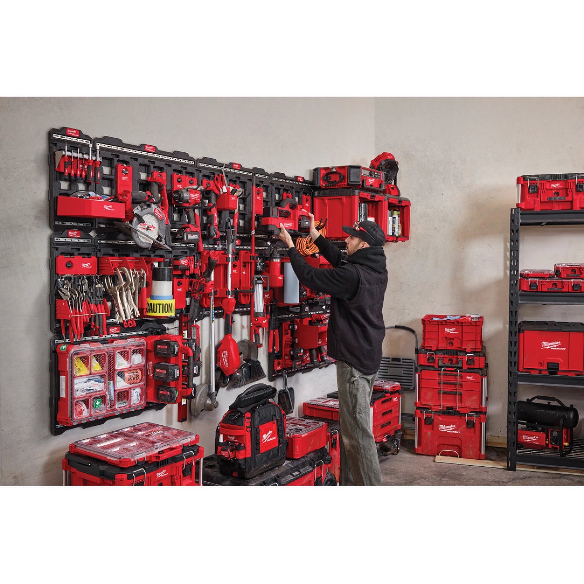 Milwaukee PACKOUT Compact Wall Plate, 50 Lb. Capacity Image 4