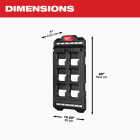 Milwaukee PACKOUT Compact Wall Plate, 50 Lb. Capacity Image 7