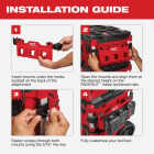 Milwaukee PACKOUT Tool Box M12 Battery Rack Attachment Image 5