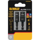 DEWALT Elite Series 1/4 In. x 2 In. Reversible Impact Nutdriver Bit Set (2-Piece) Image 2