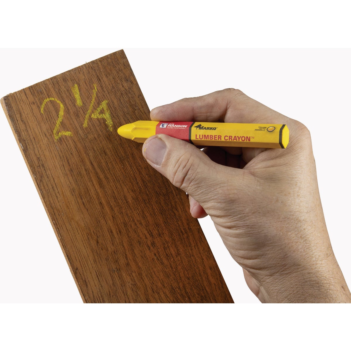 CH Hanson Yellow Lumber Crayon (12-Pack) Image 2