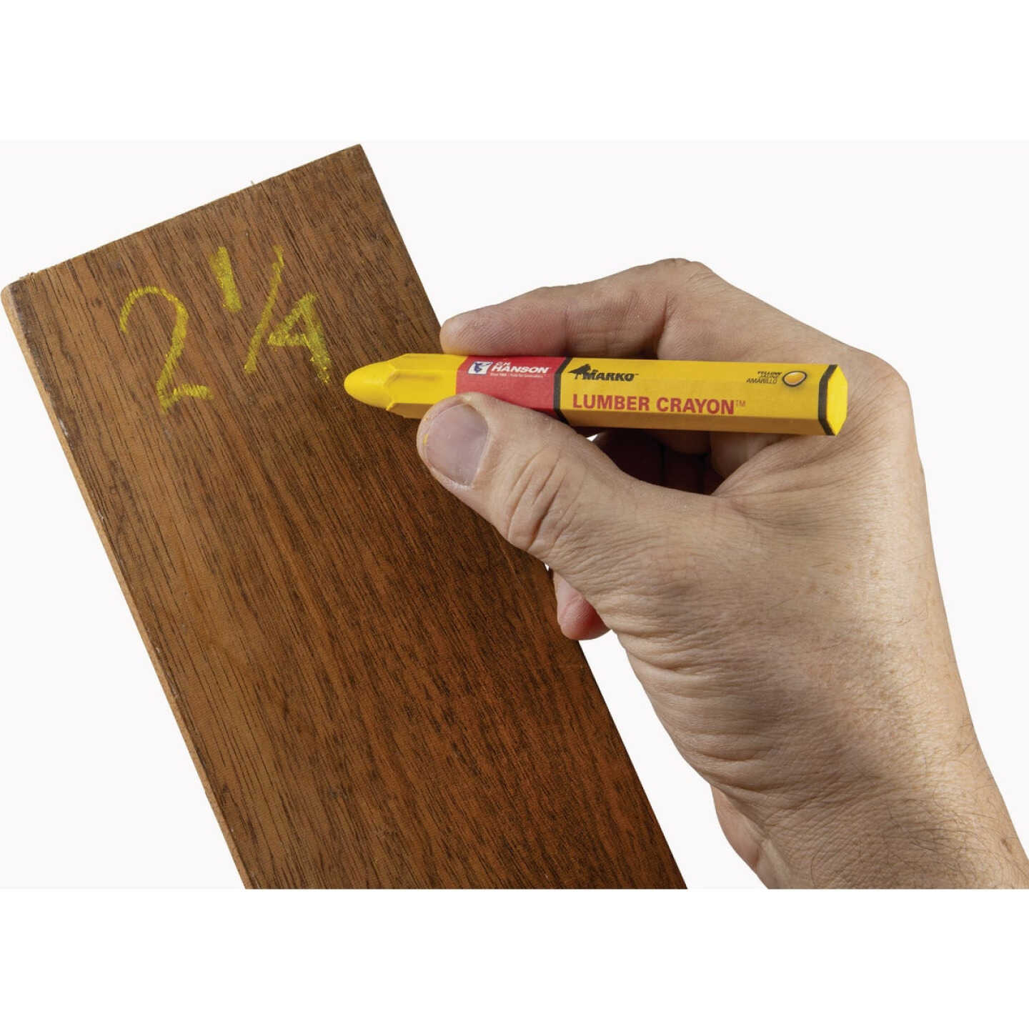 CH Hanson Yellow Lumber Crayon (12-Pack) Image 2