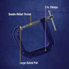 Irwin Quick-Grip 3 In. x 4-1/2 In. Deep Throat C-Clamp Image 2