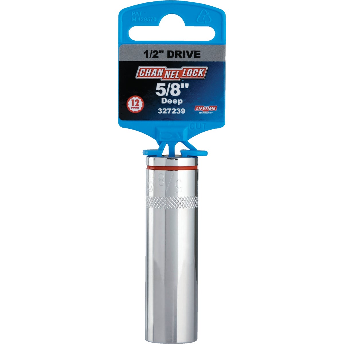 Channellock 1/2 In. Drive 5/8 In. 12-Point Deep Standard Socket Image 2