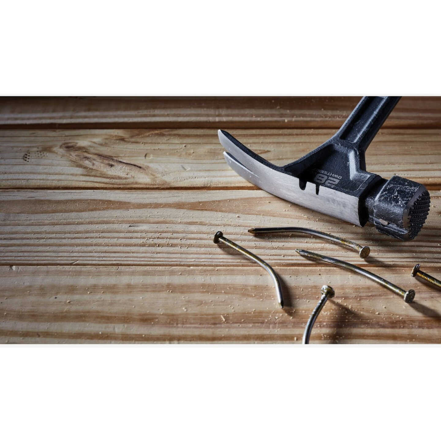DEWALT 28 Oz. Milled Face Framing Hammer with Steel Handle Image 3