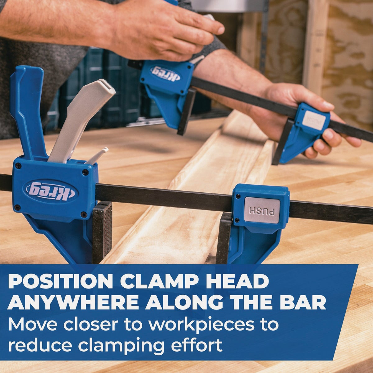 Kreg VersaGrip 12 In. Bar Clamp Image 5