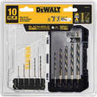 DeWalt Black & Gold Impact Ready High Speed Steel Hex Shank Drill Bit Set (10-Piece) Image 1