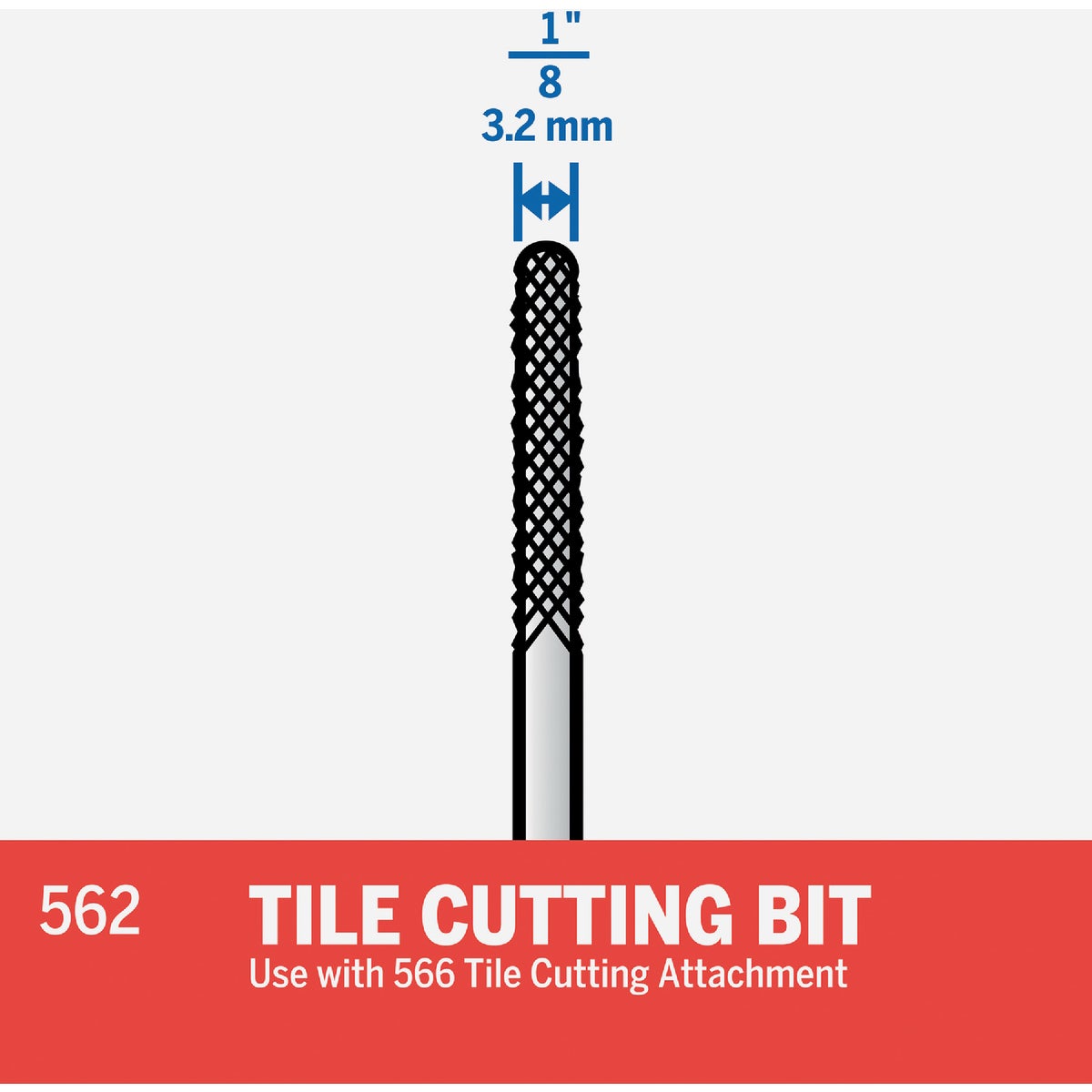 Dremel 1/8 In. Tile Cutting Bit Image 3
