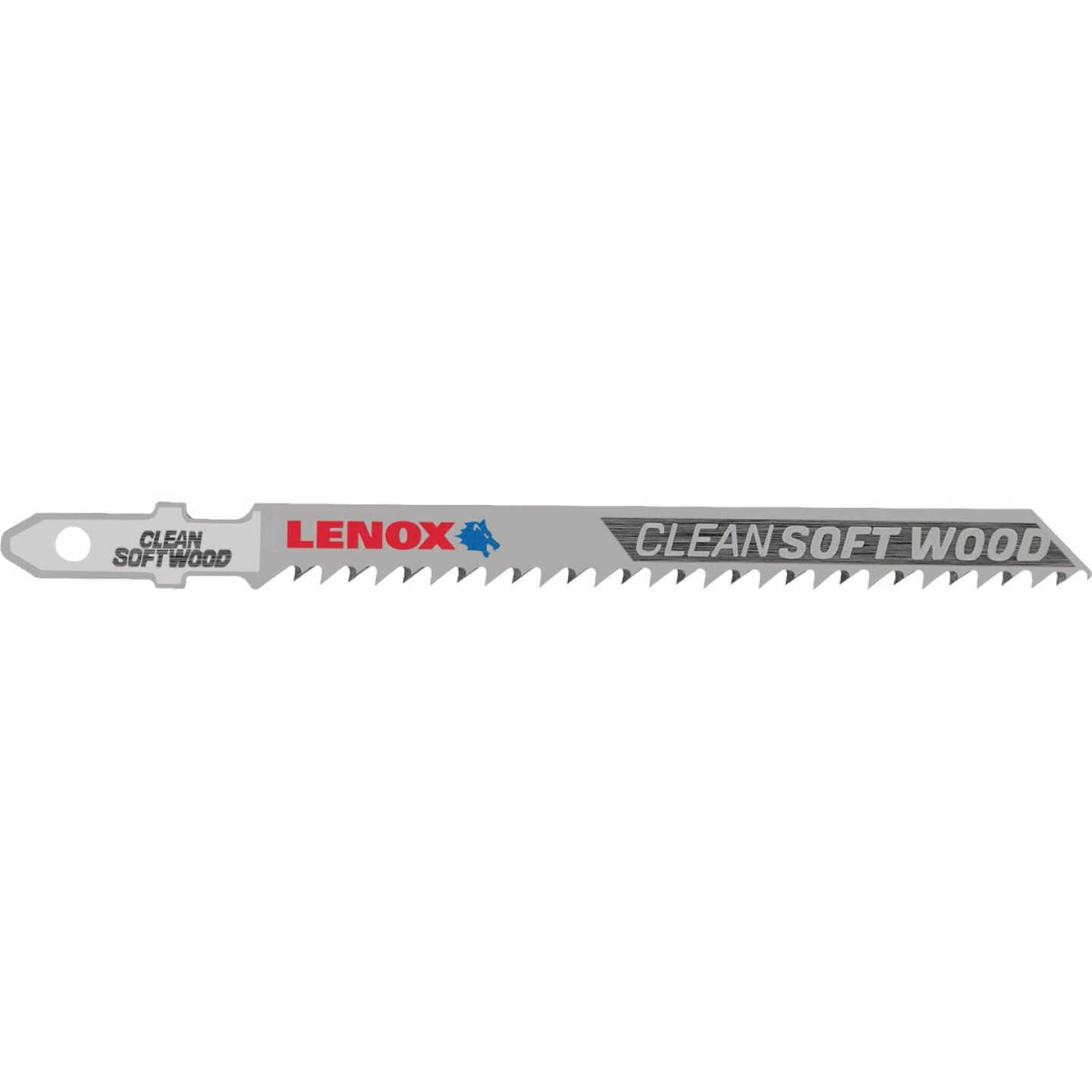 Lenox 4 In. x 10 TPI T-Shank Jig Saw Blade for Clean Wood (5-Pack) Image 1