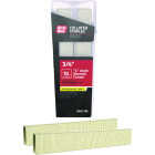 Grip-Rite 1/4 In. x 3/4 In. 18 ga Electrogalvanized L-Style Collated Narrow Crown Staple (1000-Count) Image 1