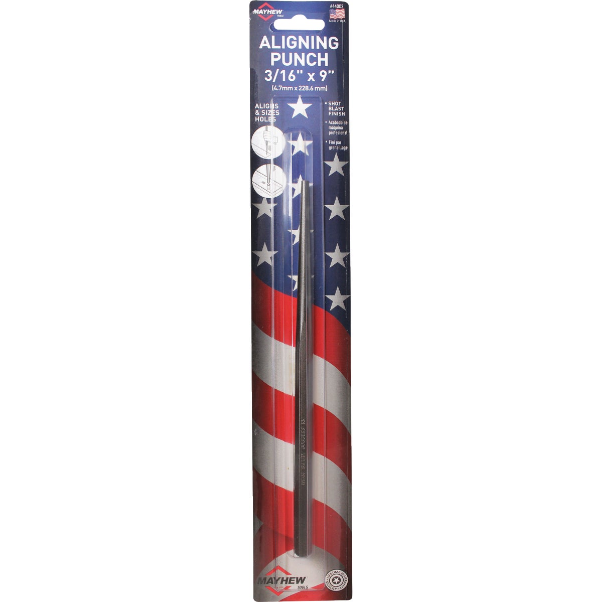 Mayhew Tools 3/16 In. x 9 In. Drift Punch Image 2