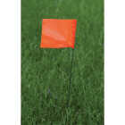 C.H. Hanson 36 In. Orange Stake Flag (100-Pack) Image 2