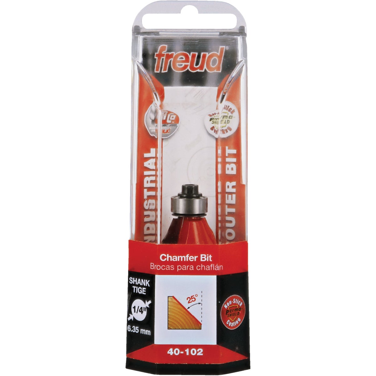 Freud 15/16 In. Chamfer Router Bit Image 1