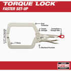 Milwaukee Torque Lock 9 In. Locking C-Clamp with Deep Jaws Image 2