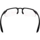 Crossfire ES4 Premium Shiny Pearl Gray Frame Safety Glasses with Clear Lens Image 5