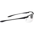 Crossfire ES4 Premium Shiny Pearl Gray Frame Safety Glasses with Clear Lens Image 6