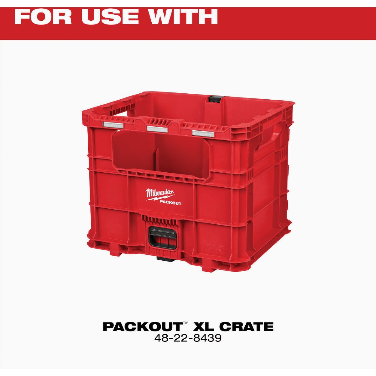 Milwaukee PACKOUT Inserts for XL Wire Pulling Crate Image 2