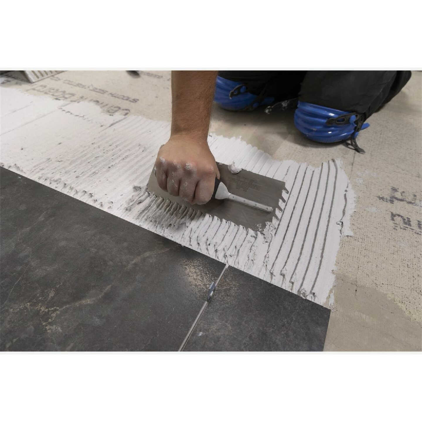 Marshalltown LayFlat 11 In. L 3/8 In. Notched Drywall Trowel Image 2