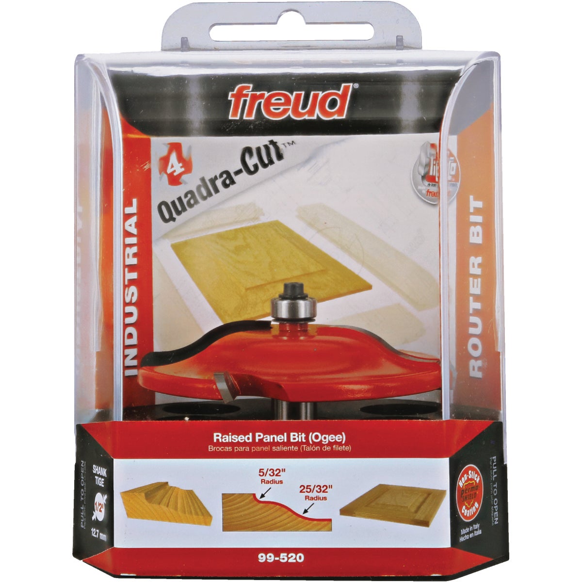Freud 3-1/2 In. Quadra-Cut Raised Panel Router Bit